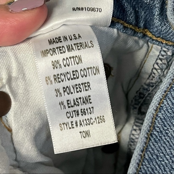 Agolde Toni mid rise straight jeans pristine - Picture 10 of 10